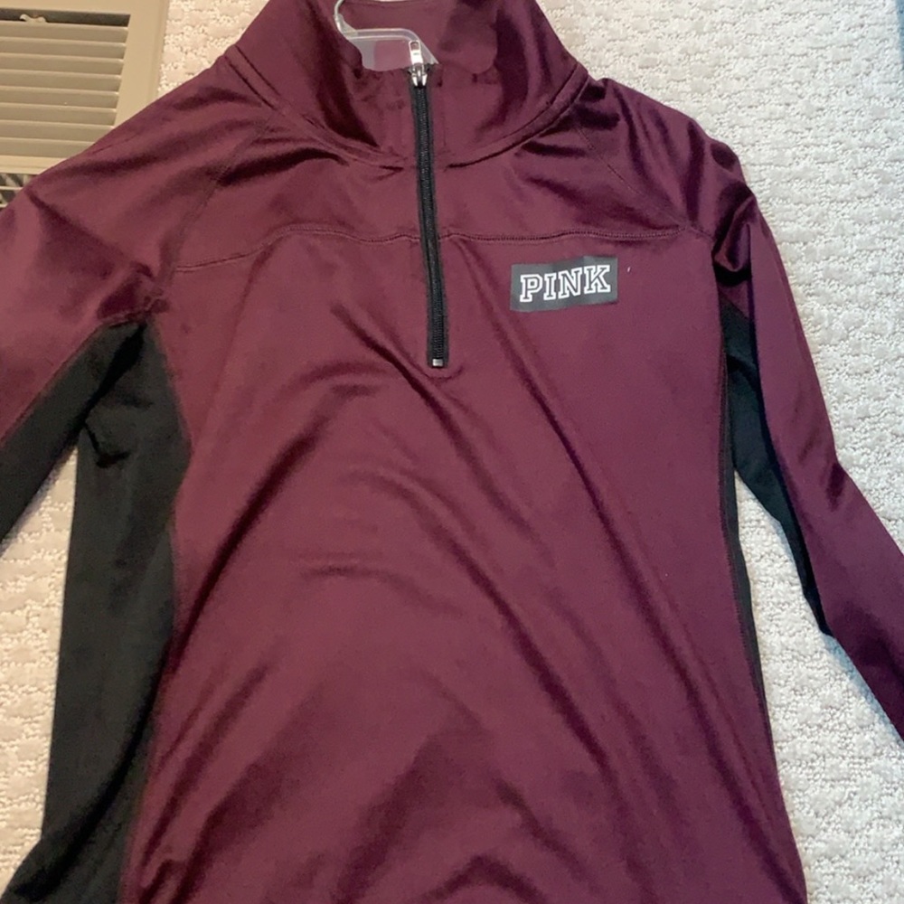 VICTORIAS SECRET PURPLE ZIPUP